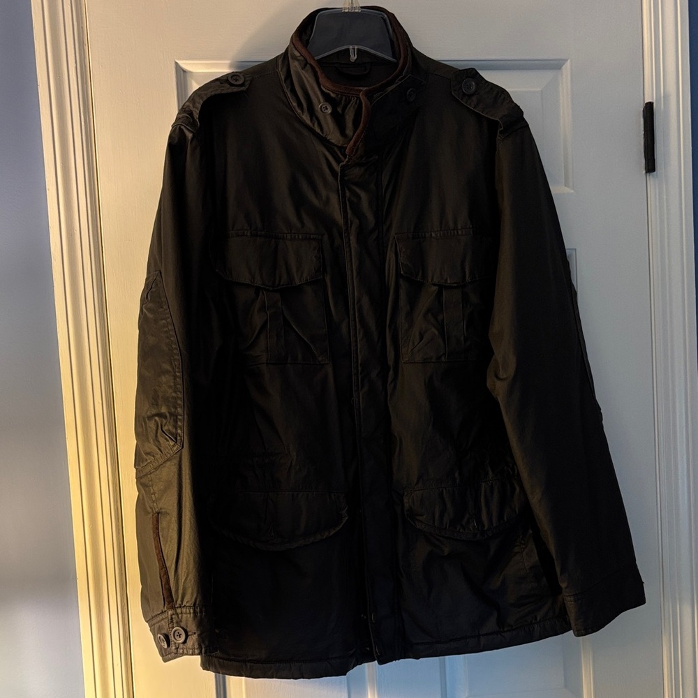Johnston & Murphy Waxed Military Jacket